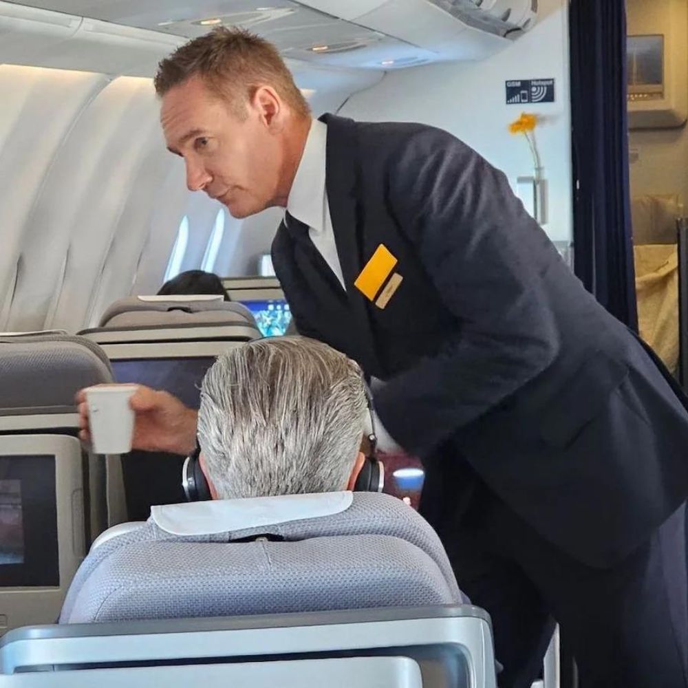 Interaction with Flight Attendant